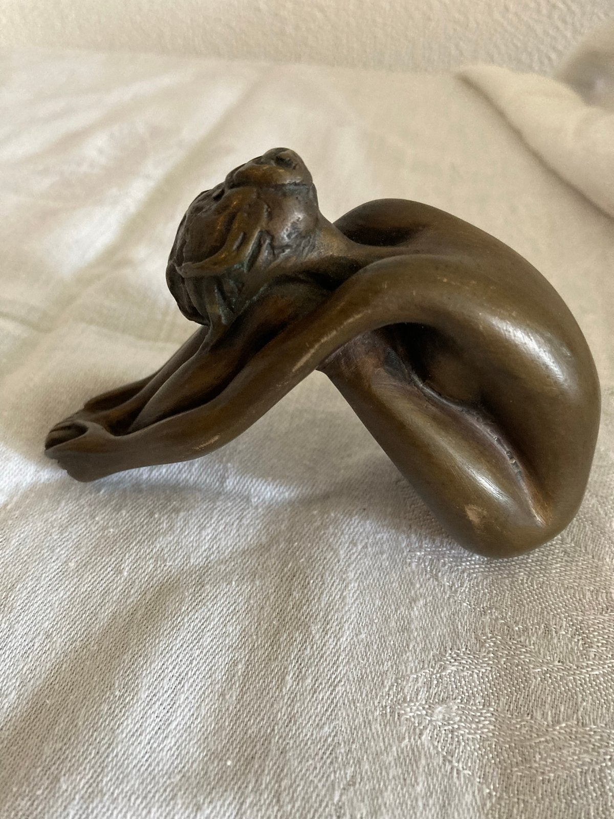 Brons "Iride" van Bruno Bruni (1935) genummerd gemerkt, Minder dan 20 cm, Ophalen of Verzenden, Brons, Gemerkt