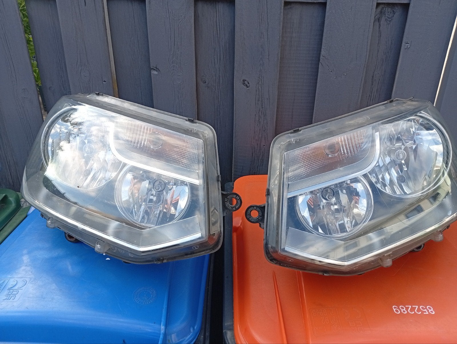 VW t5 transporter koplampen set (links en rechts), Ophalen of Verzenden, Gebruikt, Volkswagen