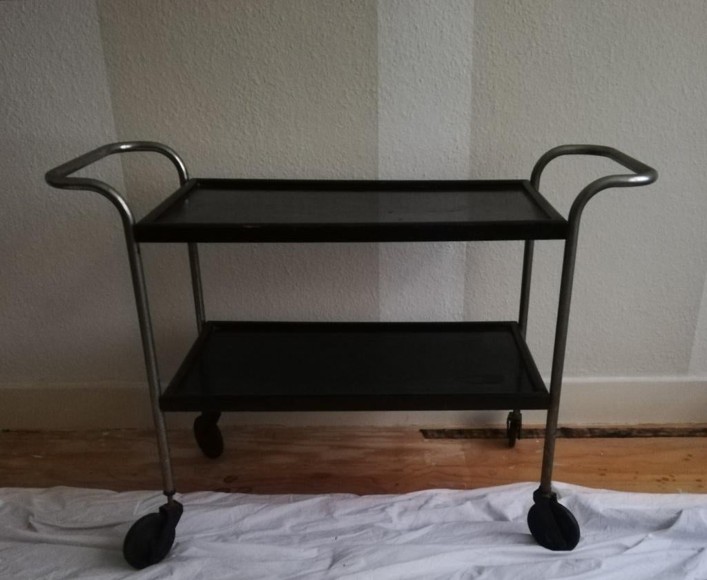 Verrijdbare theewagen. Wie haalt mij op!!, Huis en Inrichting, Barren, Ophalen of Verzenden, Gebruikt