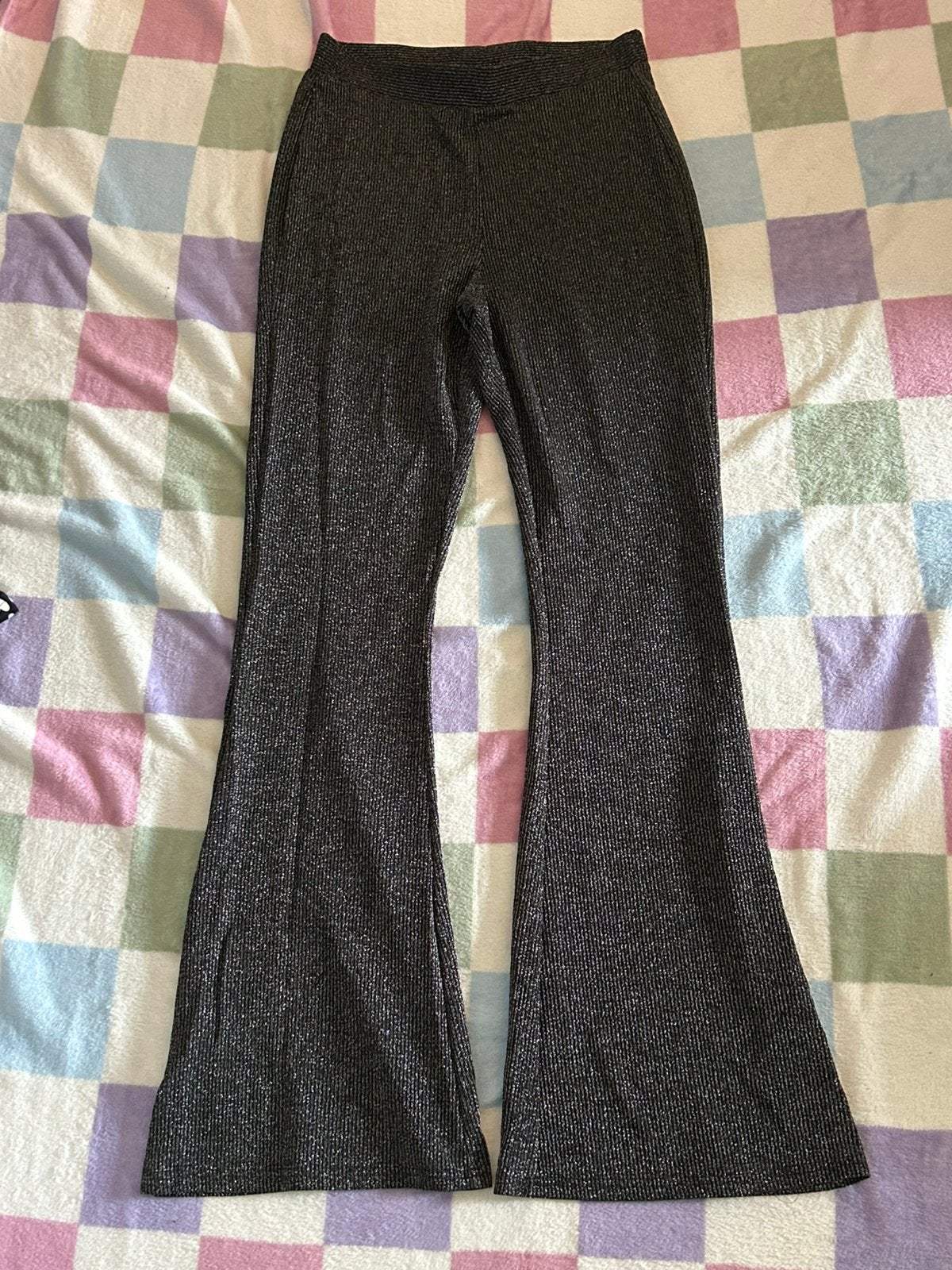 Colourful Rebel flared pants zilver, maat L, Maat 42/44 (L), Nieuw, Ophalen of Verzenden, Lang