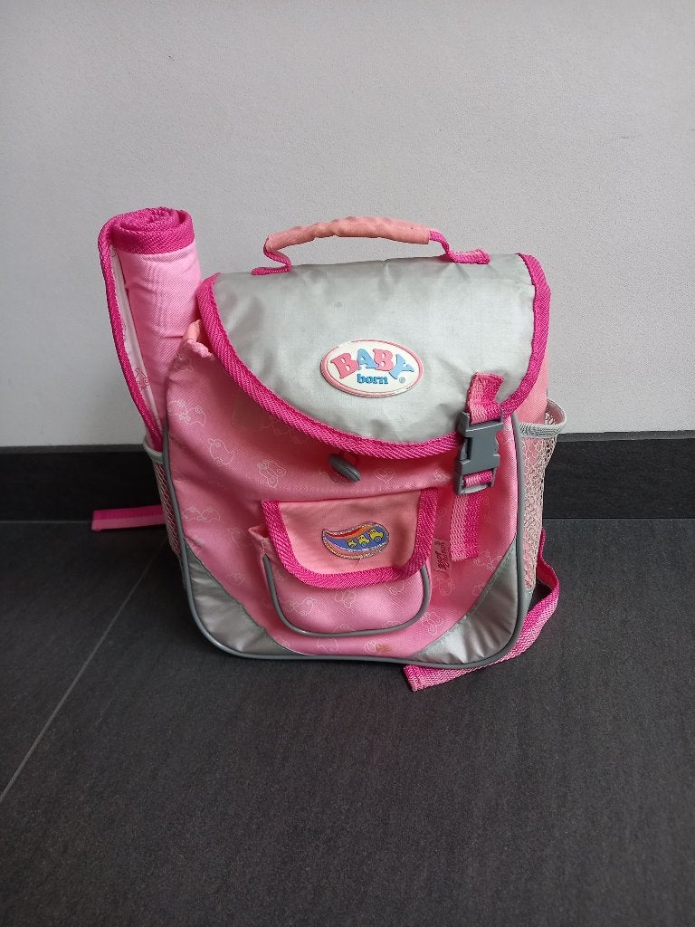 Baby Born rugzak met verschoonmatje, Ophalen of Verzenden, Gebruikt, Babypop