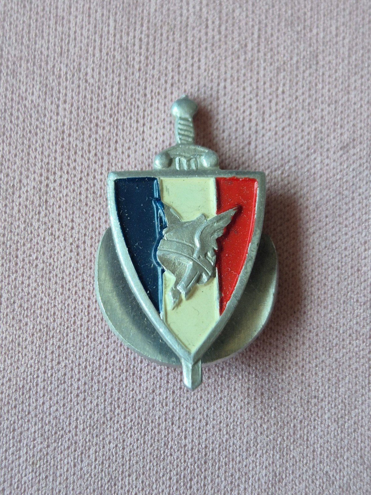 Vintage WOII Frans Militair Speldje LFC, Verzamelen, Ophalen of Verzenden, Landmacht