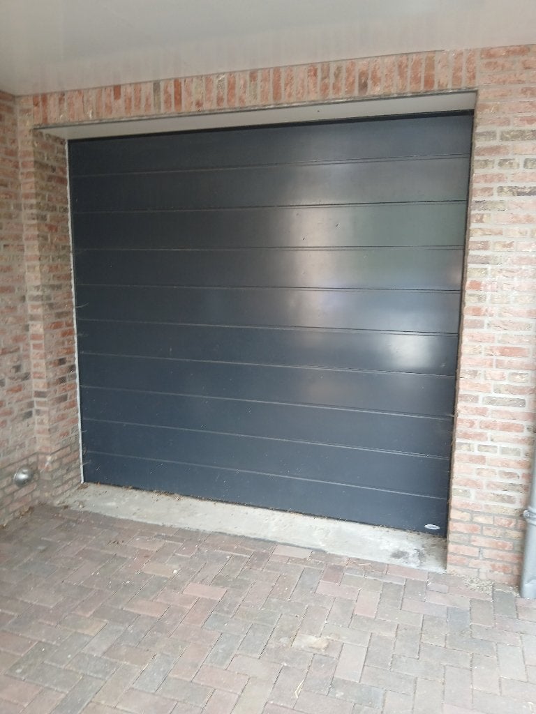 Garagedeuren elektrische, Ophalen, Kunststof, Gebruikt, Garagedeur