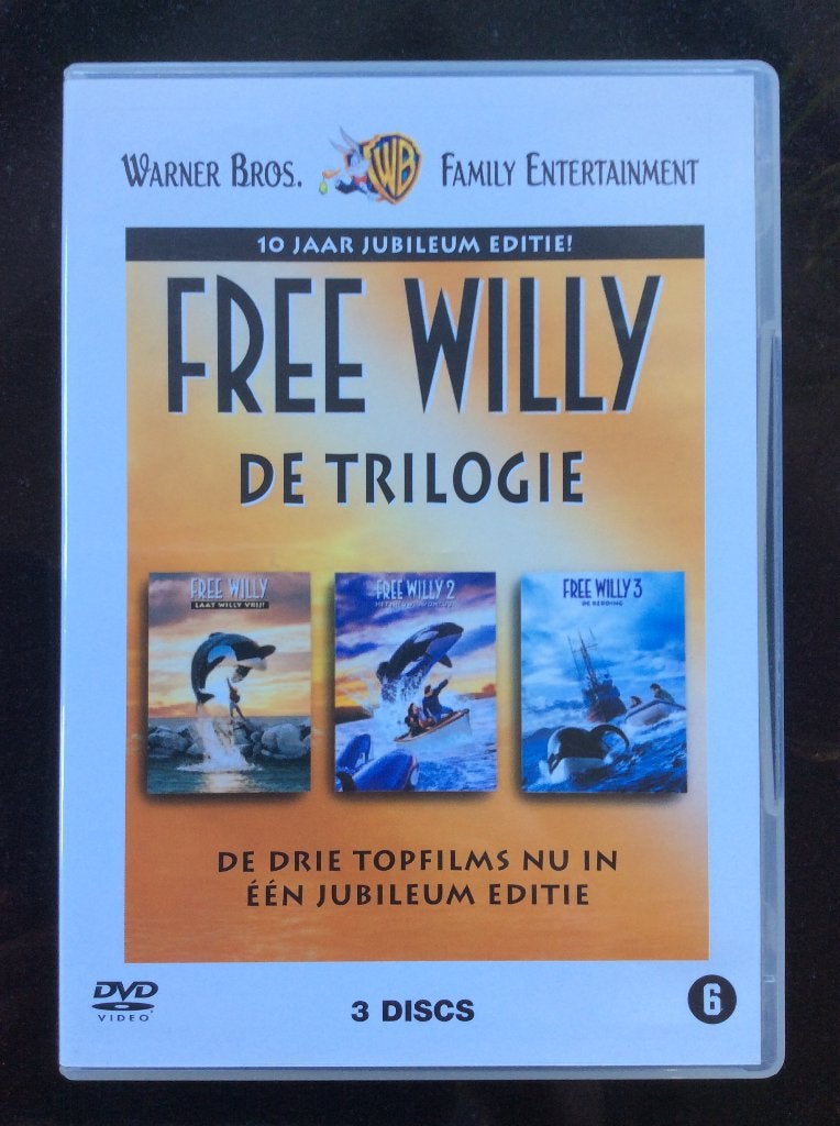 Free Willy Trilogie DVD, Vanaf 6 jaar, Ophalen of Verzenden, Zo goed als nieuw