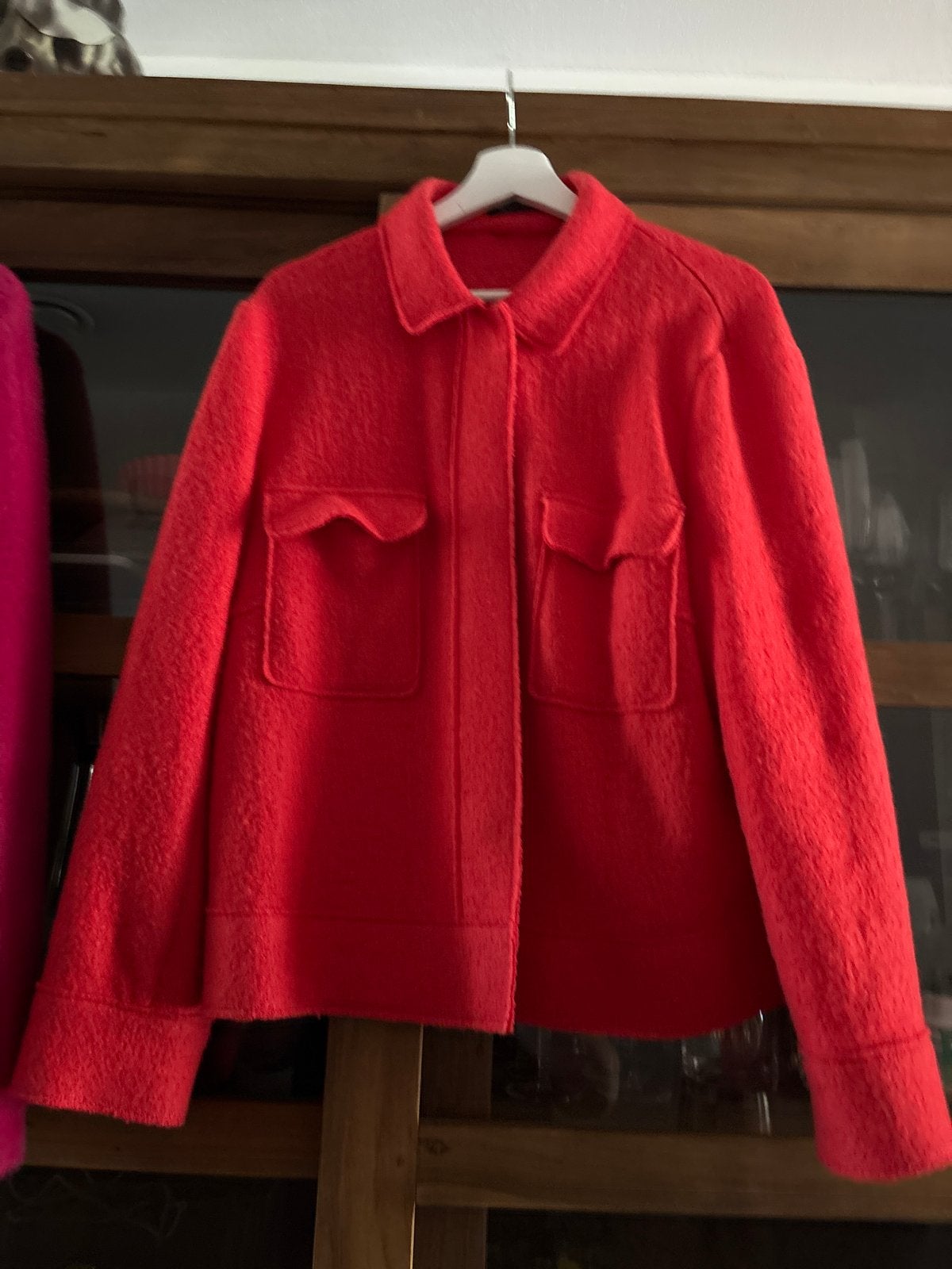 Betty Barclay rood jasje maat xl, Kleding | Dames, Jassen | Winter, Ophalen, Zo goed als nieuw, Maat 46/48 (XL) of groter, Rood