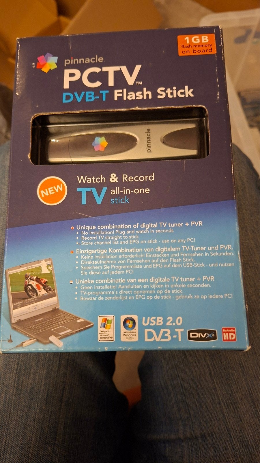 Pinnacle PCTV DVB-T Flash Stick - TV kijken en opnemen, Ophalen of Verzenden