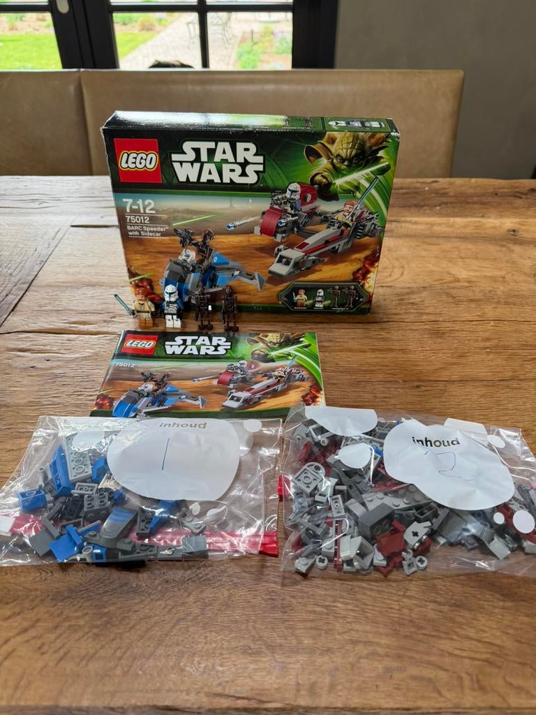 Lego star wars set 75012 barc speeder with sidecar compleet, Star Wars, Lego, Ophalen of Verzenden, Zo goed als nieuw