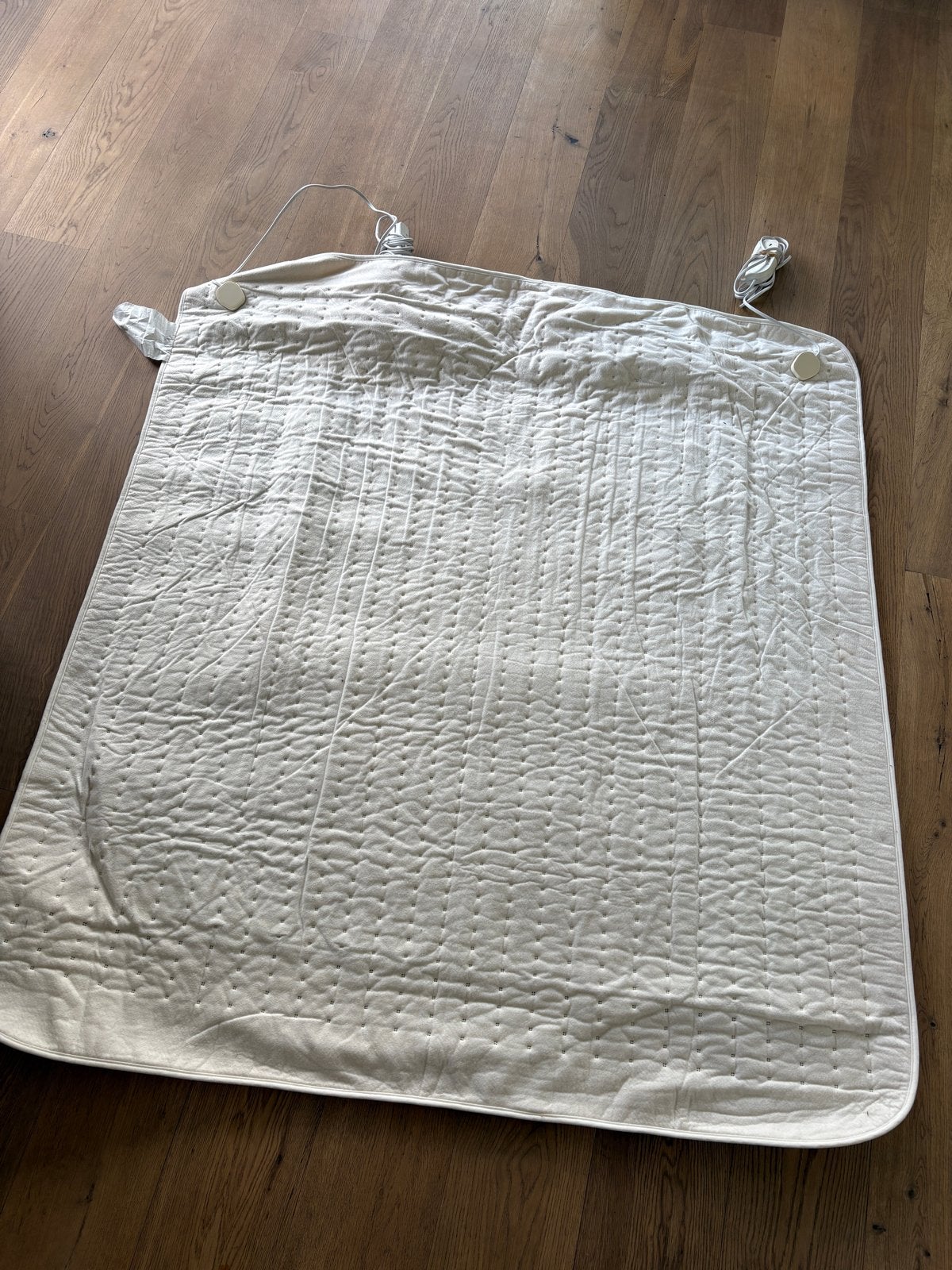 Cresta Elektrische Onderdeken 138x154 cm - Model KTS962X, Gebruikt, Eenpersoons, Wit, Ophalen of Verzenden