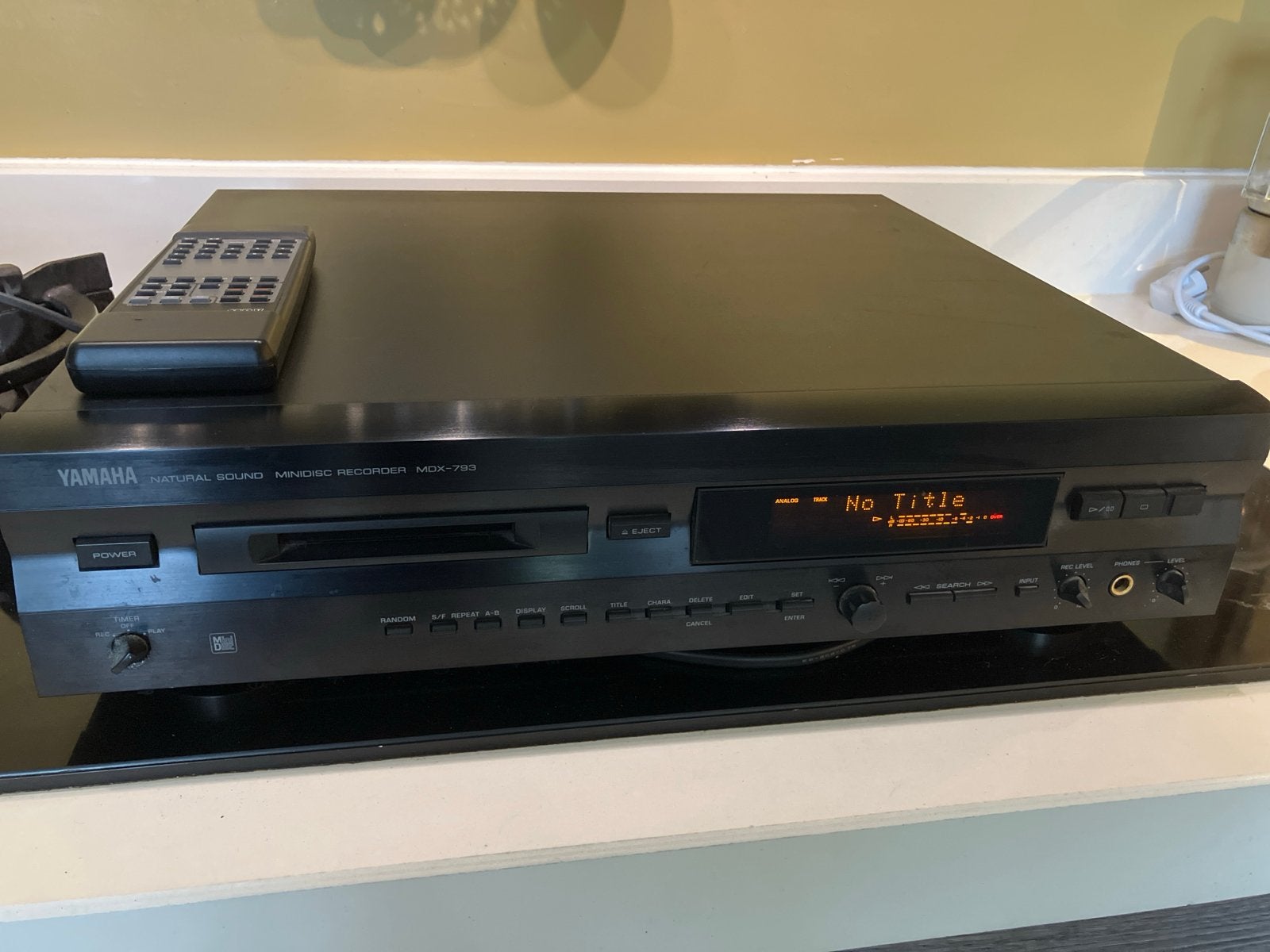 Yamaha MDX-793 Minidisc-recorder met afstandsbediening, Ophalen of Verzenden, Minidisc-recorder