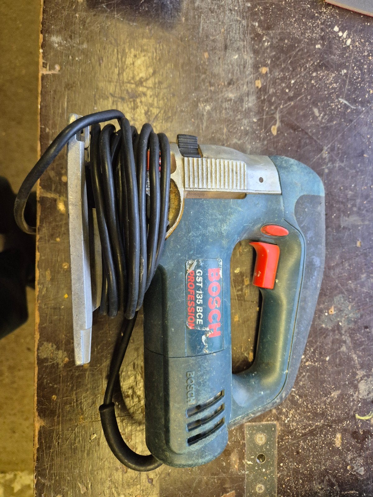 Bosch decoupeerzaag blauw, Ophalen, Gebruikt, Boormachine