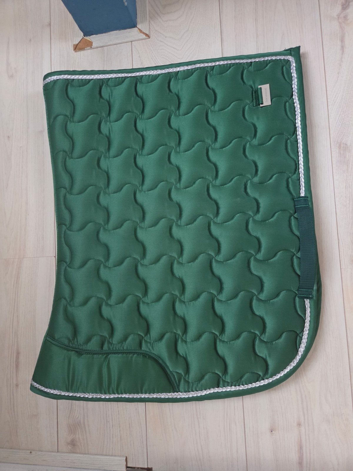 Dekje/Sjabrak dressuur, Horsegear, full, groen/beige/bruin, Dieren en Toebehoren, Paarden en Pony's | Overige Paardenspullen, Ophalen of Verzenden
