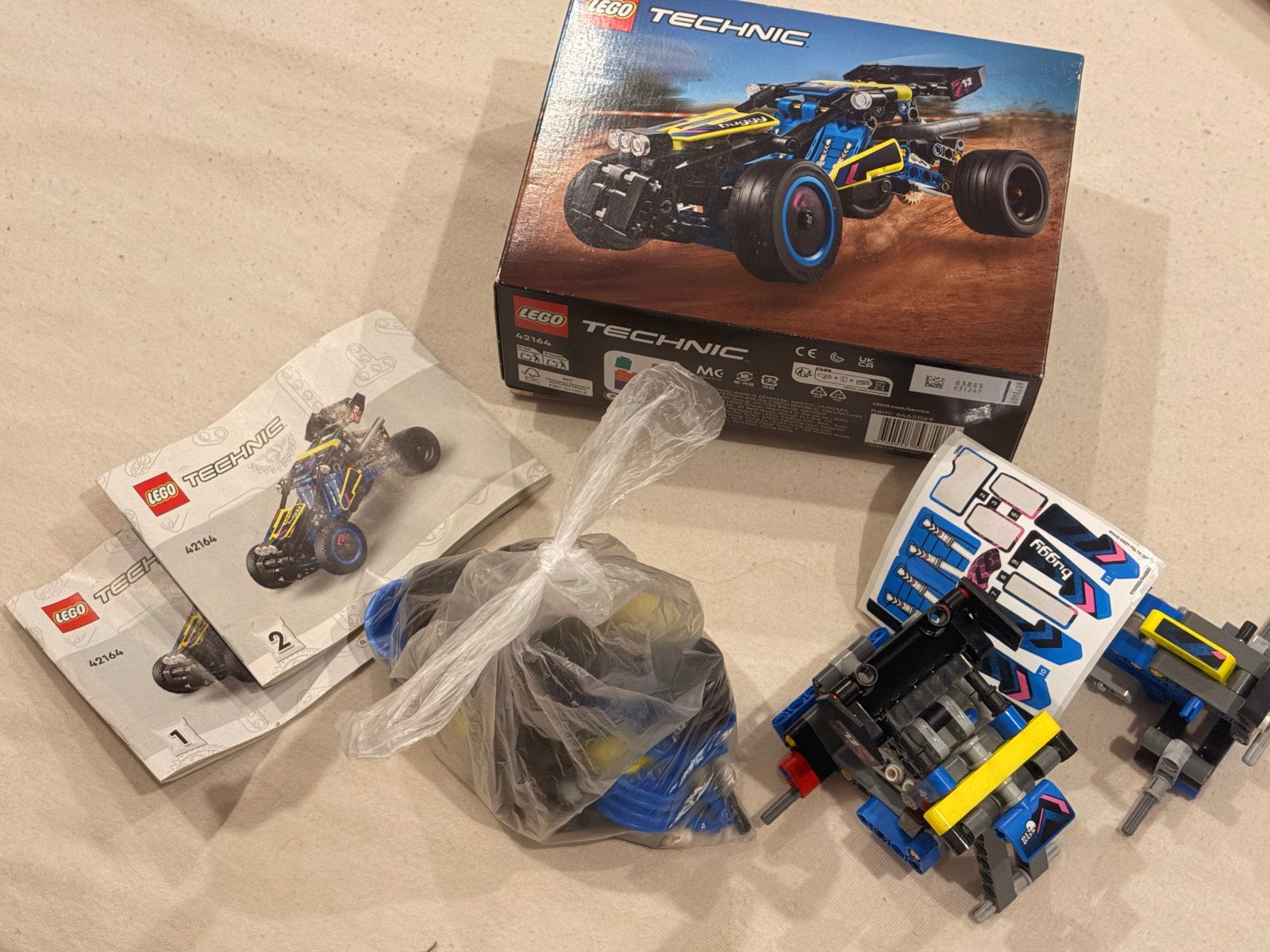 LEGO Technic 42164 Off-Road Race Buggy, Ophalen of Verzenden, Zo goed als nieuw, Overige merken