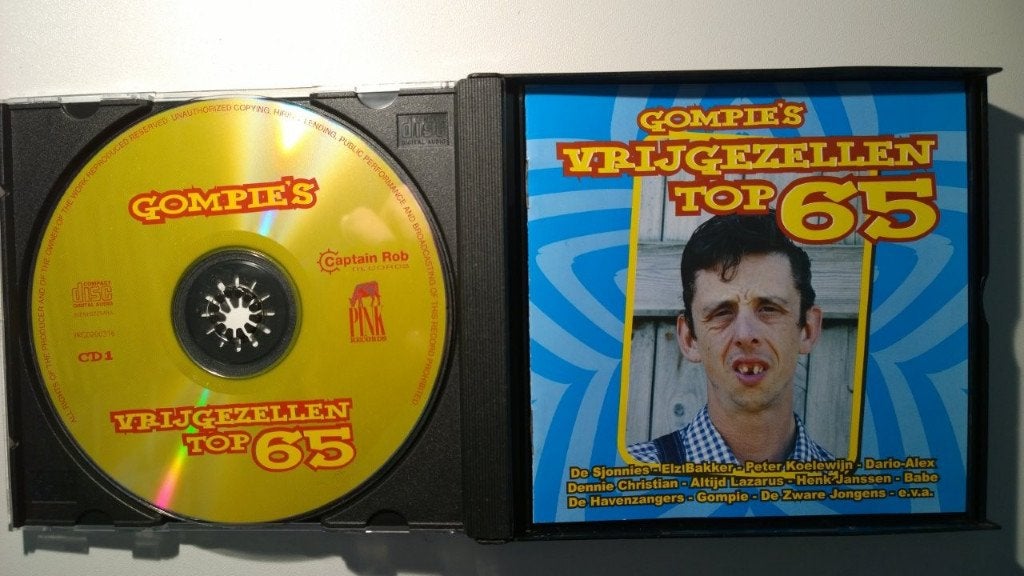 Gompie's Vrijgezellen Top 65, Ophalen of Verzenden, Zo goed als nieuw, Nederlandstalig, Album