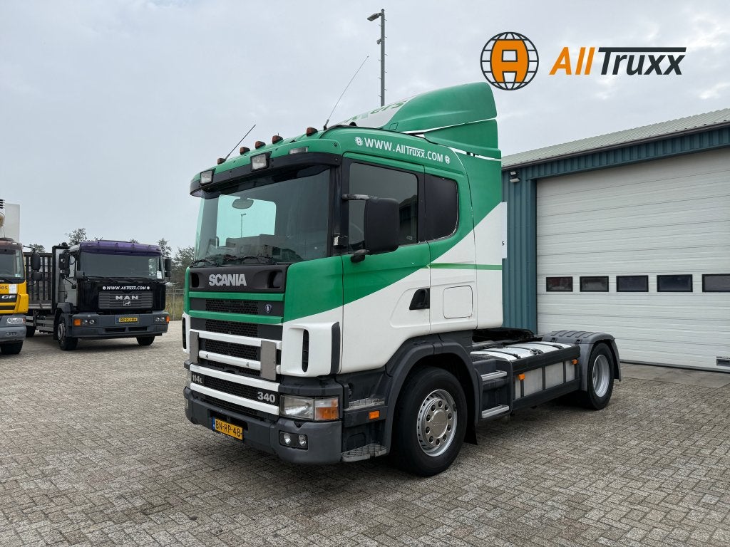 ScaniaR114 340 Manual NL truck, Auto's, Achterwielaandrijving, 340 pk, Origineel Nederlands, Bedrijf