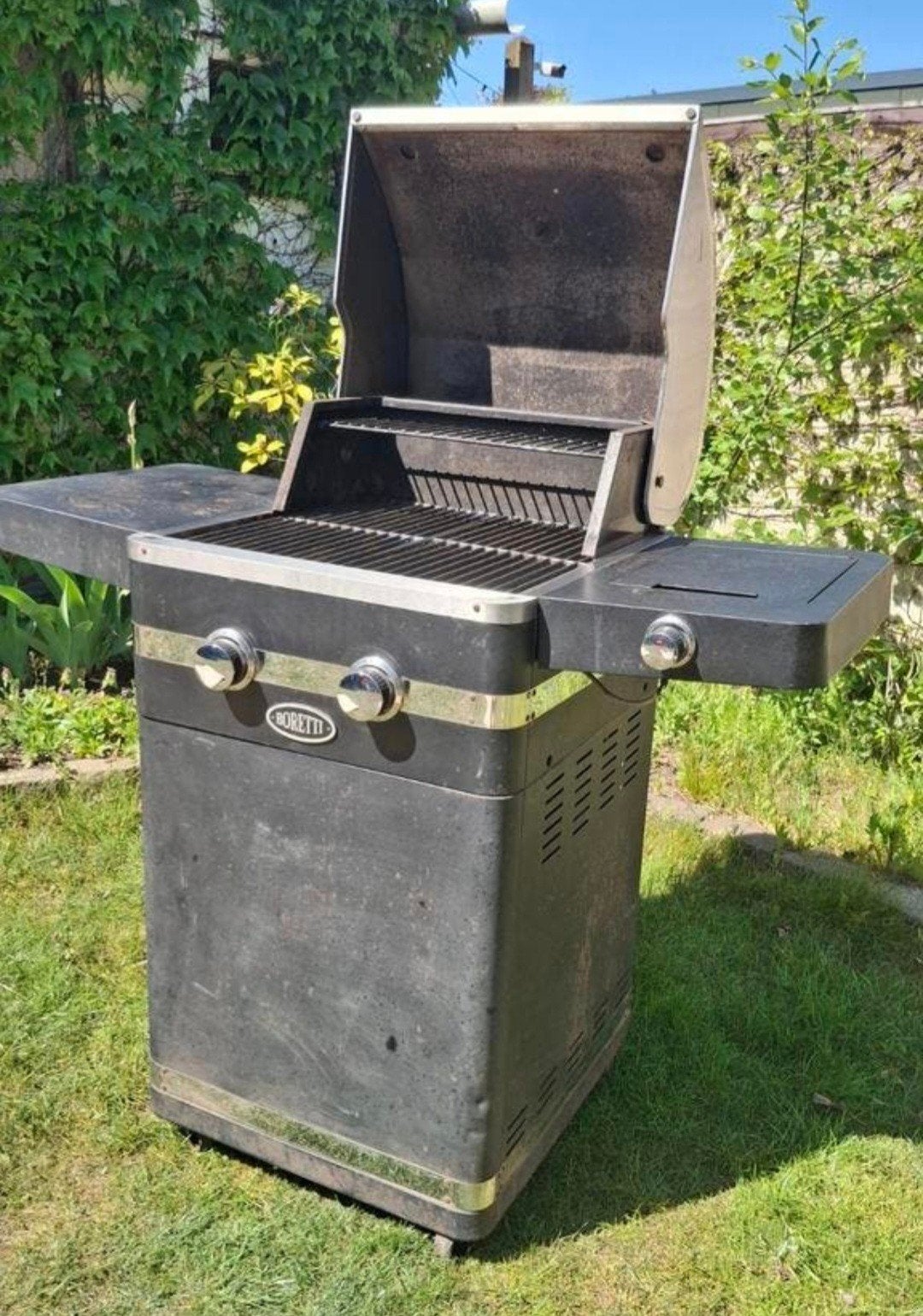 Boretti gasbarbecue met zijbrander, Ophalen, Gebruikt, Boretti