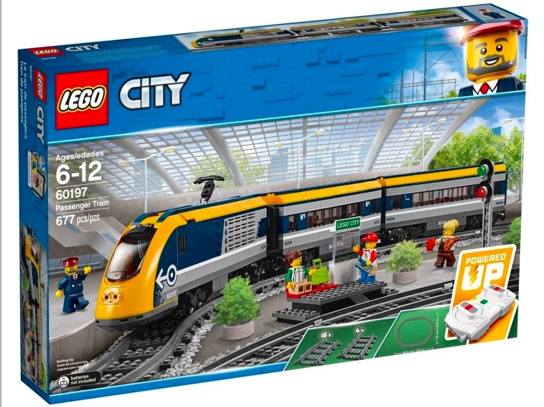 LEGO City 60197 Passagierstrein + 2 extra wagons, City, Lego, Nieuw, Ophalen of Verzenden