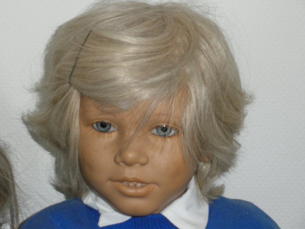 Kasimir is een Annette-Himstedt Jongen uit Berlijn, Ophalen of Verzenden, Zo goed als nieuw, Pop, Levensecht of Reborn