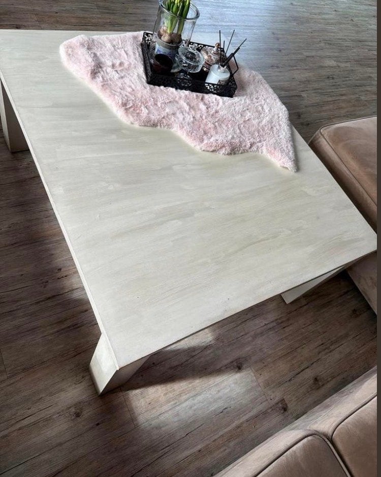 Stijlvolle salontafel in teakhout bijna gratis, Huis en Inrichting, Gebruikt, 100 tot 150 cm, Rechthoekig, Overige houtsoorten
