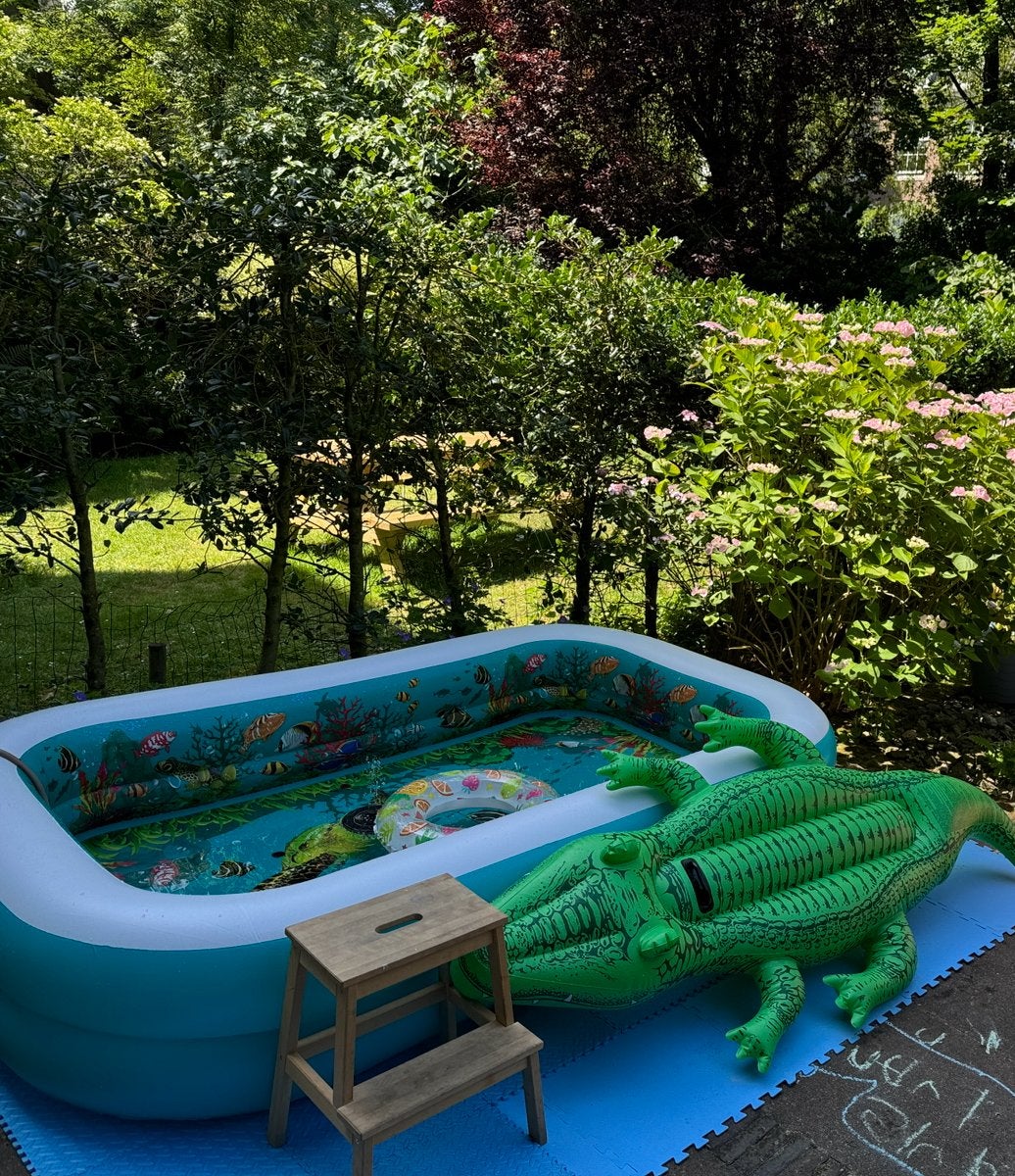 Opblaasbaar zwembad 3D Adventure 262 x 175 x 51 cm - Bestway, Ophalen, Minder dan 80 cm, Opblaaszwembad, 200 tot 400 cm
