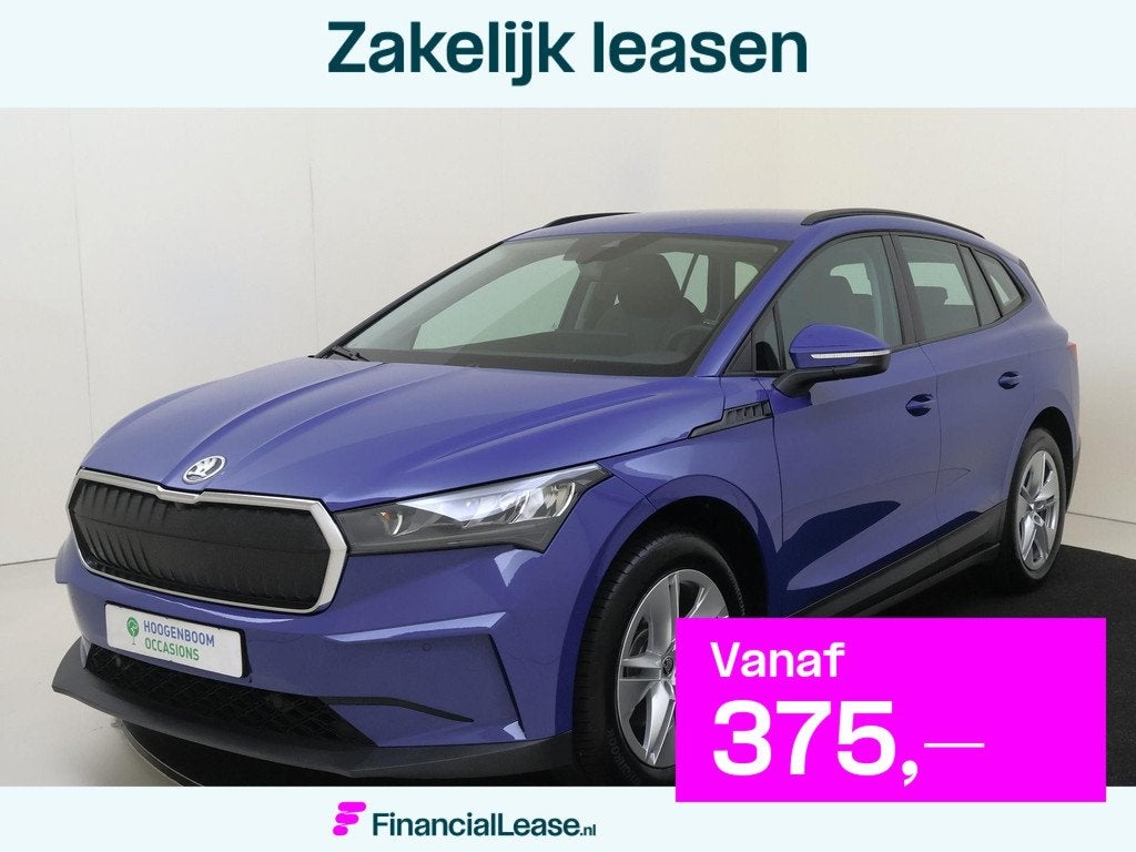 Skoda Enyaq iV 50 | SoH 93% | Achteruitrijcamera | Navigatie, Automaat, Achterwielaandrijving, Gebruikt, Zwart