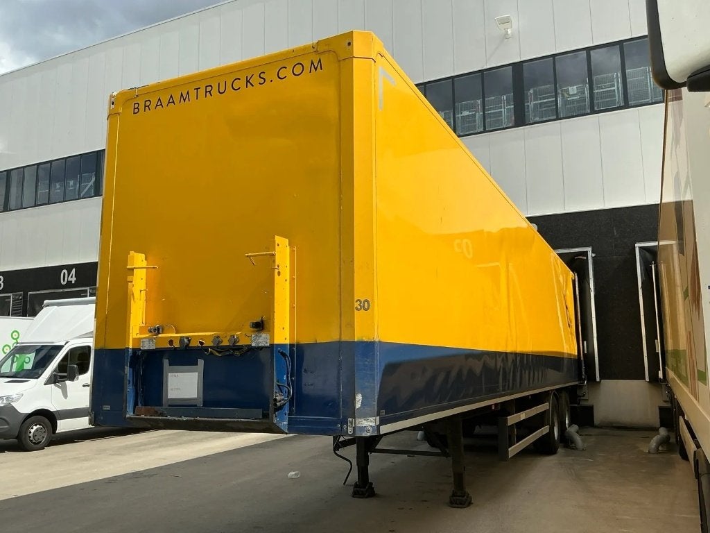 Groenewegen gesloten oplegger met laadklep bj 2006 OJ-30-KZ, Auto's, Bedrijf, Te koop