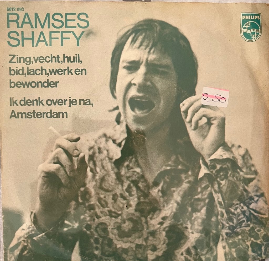 Ramses Shaffy. Zing, vecht, huil, bid, werk en bewonder, Cd's en Dvd's, Vinyl Singles, Gebruikt, 7 inch, Single, Ophalen of Verzenden