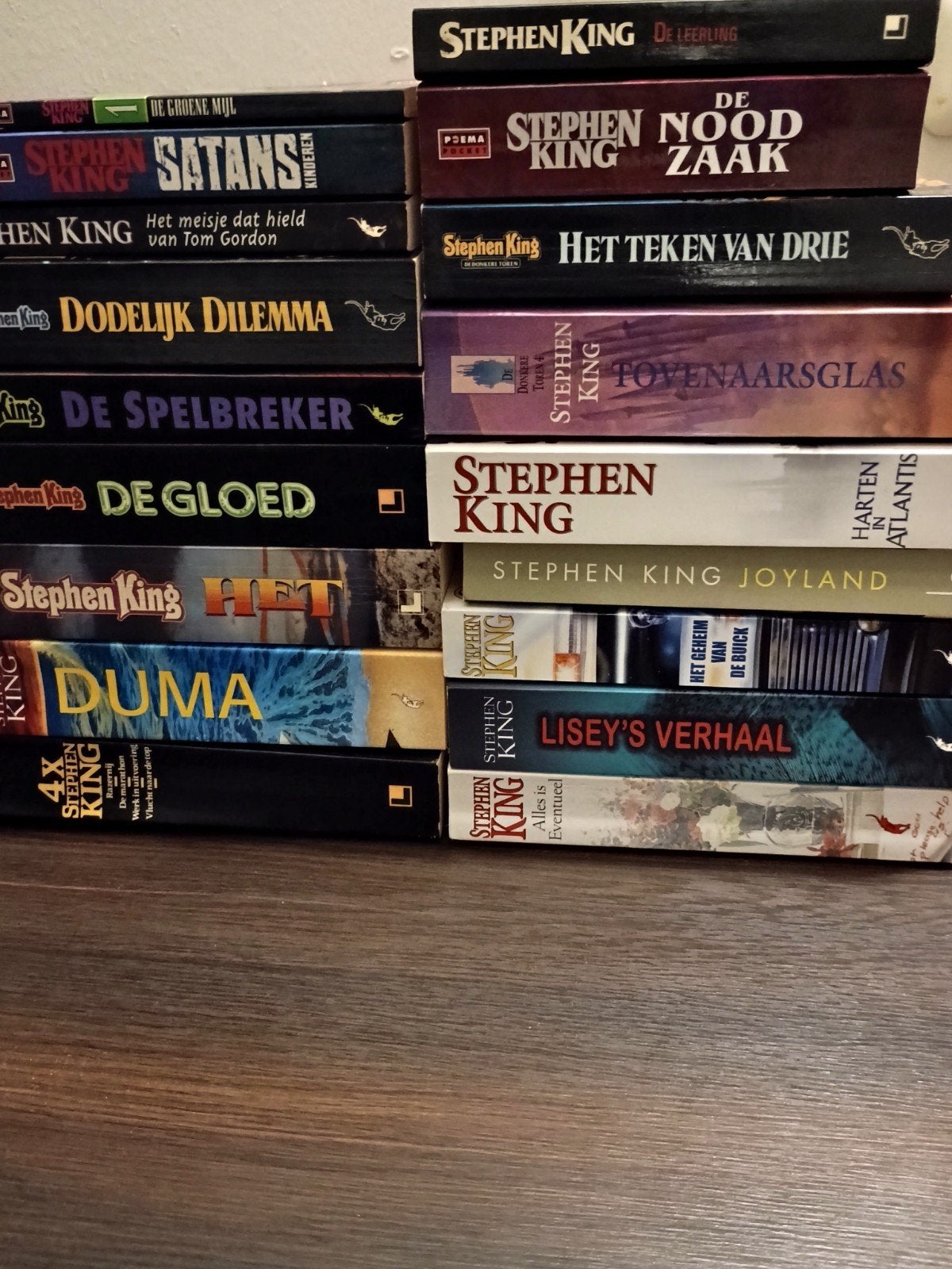 Grote collectie Stephen King boeken (18 stuks), Ophalen of Verzenden, Zo goed als nieuw, Stephen King, Nederland