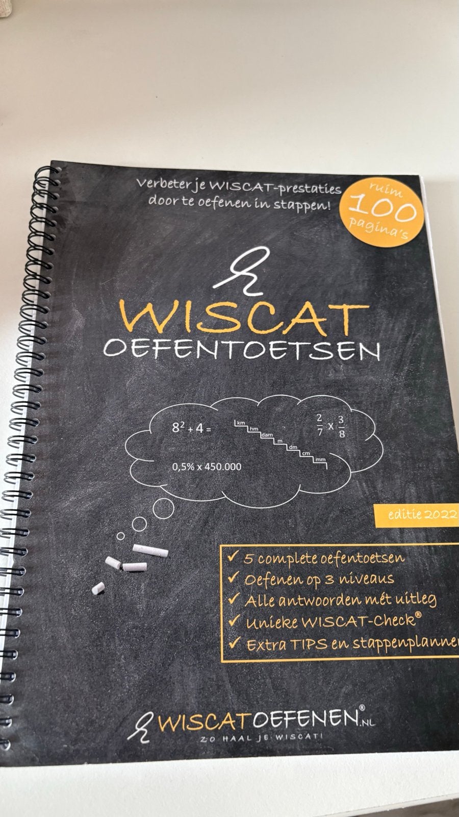 WISC-AT Oefentoetsen 2022 - Ruim 100 pagina's, Ophalen of Verzenden, Zo goed als nieuw, Overige niveaus, Overige vakken