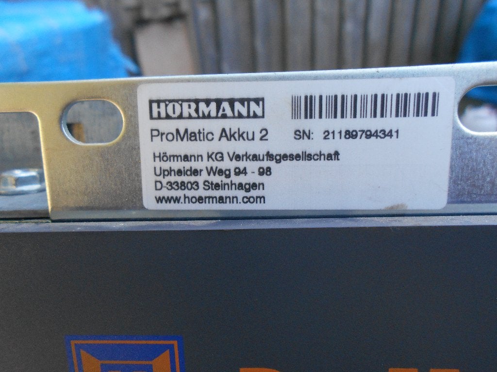 garagedeur aandrijving met accu,s hormann, Ophalen, Garagedeur, Zo goed als nieuw, Metaal