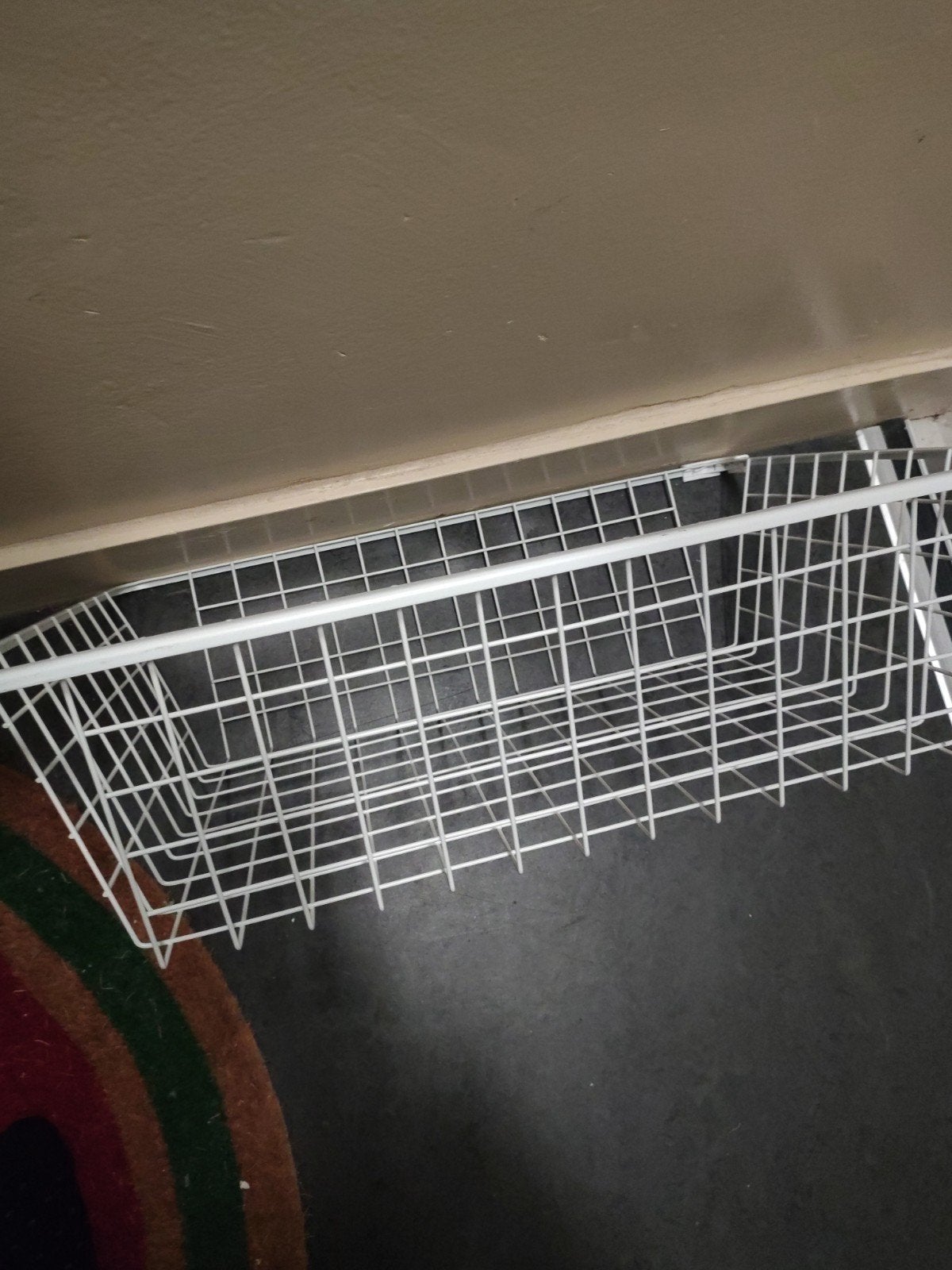 Ikea Rek Draadmand - Wit, Ophalen of Verzenden, Gebruikt