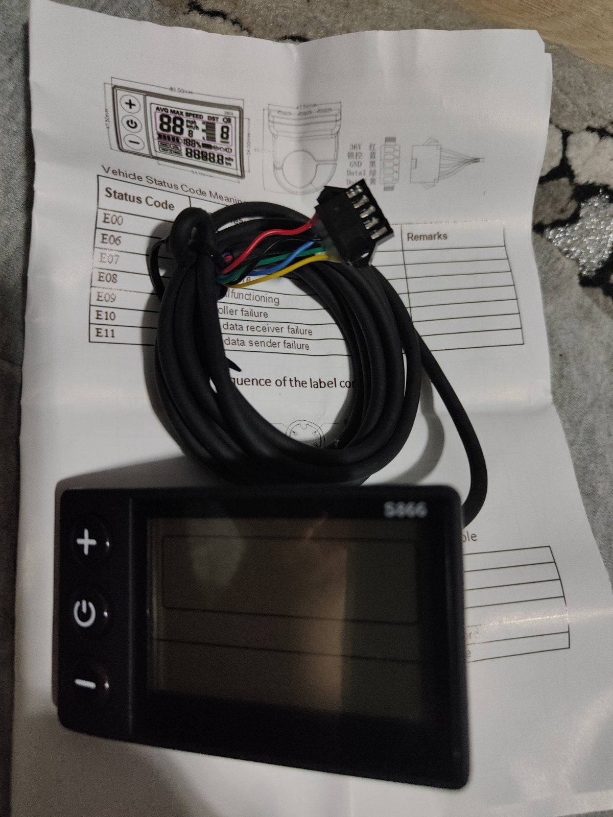Nieuwe Fietscomputer S866 Display E-bike, Ophalen, Nieuw