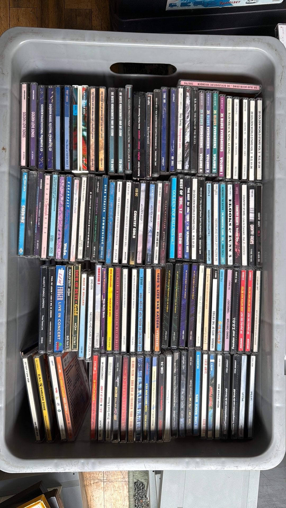 Grote collectie van ruim 200 diverse CD's, Ophalen, Gebruikt, Pop