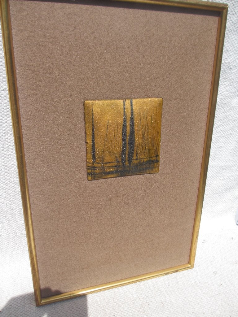 Impressionistisch emaille kunstwerk maitre emailleur limoges, Ophalen of Verzenden