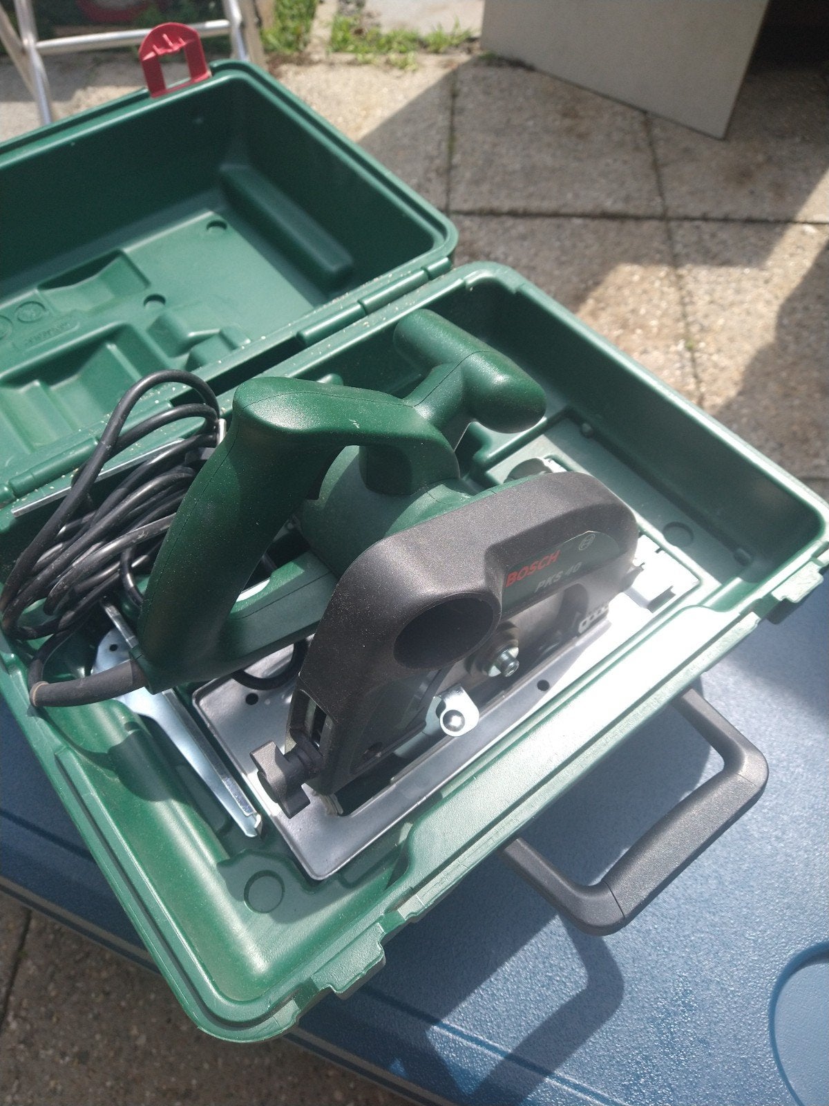 Bosch PKS 16 Multi Handcirkelzaag in koffer, Minder dan 30 mm, Cirkelzaag, Ophalen of Verzenden, Zo goed als nieuw