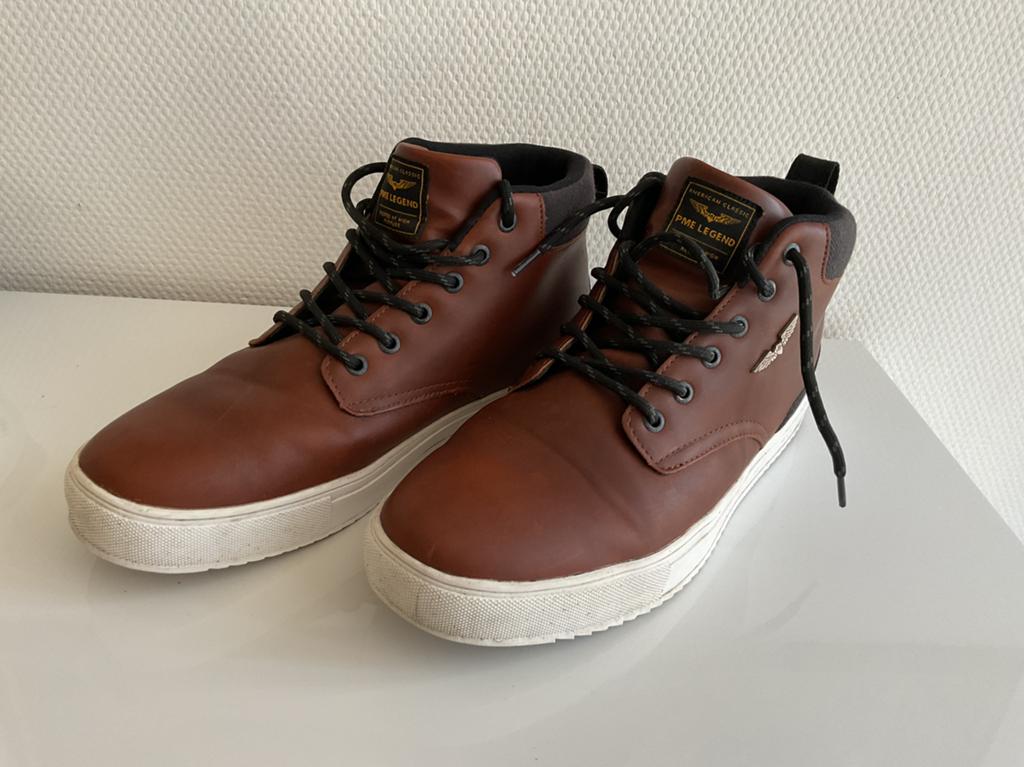 Pme legend lexing T sneakers mt 44 cognac als nieuw, Ophalen of Verzenden, Zo goed als nieuw