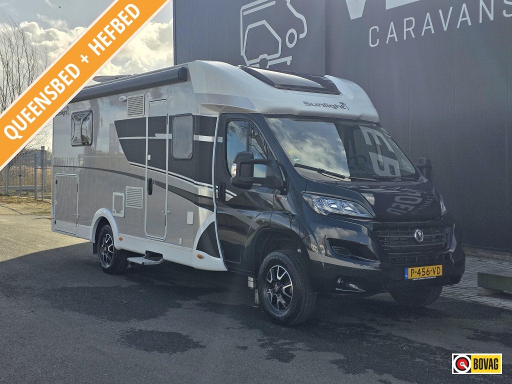 Sunlight T 69 L Automaat + Levelsysteem, Caravans en Kamperen, Campers, Automaat, Sunlight, Ringverwarming, Startonderbreker