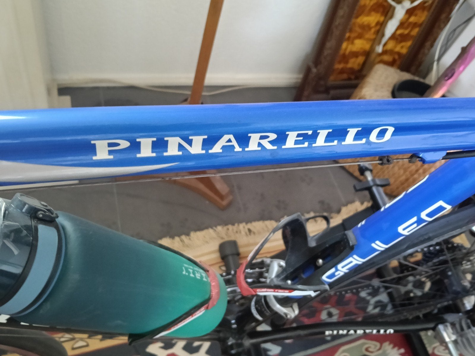 Pinarello Galileo racefiets - Blauw/Zwart, Overige merken, Aluminium, Ophalen of Verzenden, 57 tot 61 cm