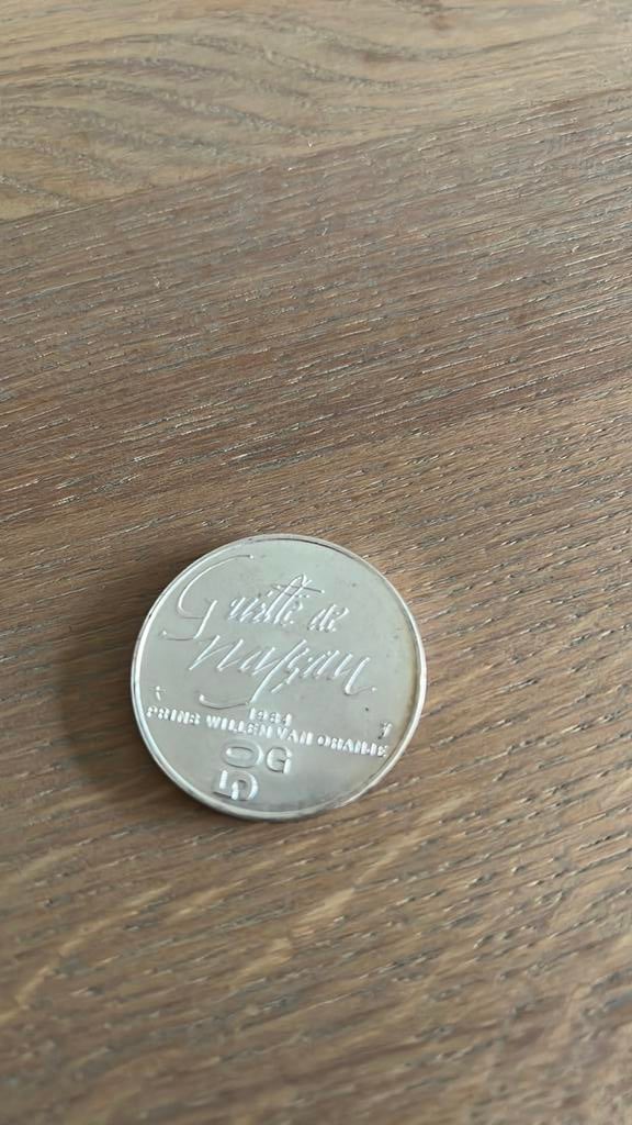 NEDERLANDSE ZILVEREN 50 GULDEN 1984, Ophalen of Verzenden, Koningin Beatrix, 50 gulden, Zilver