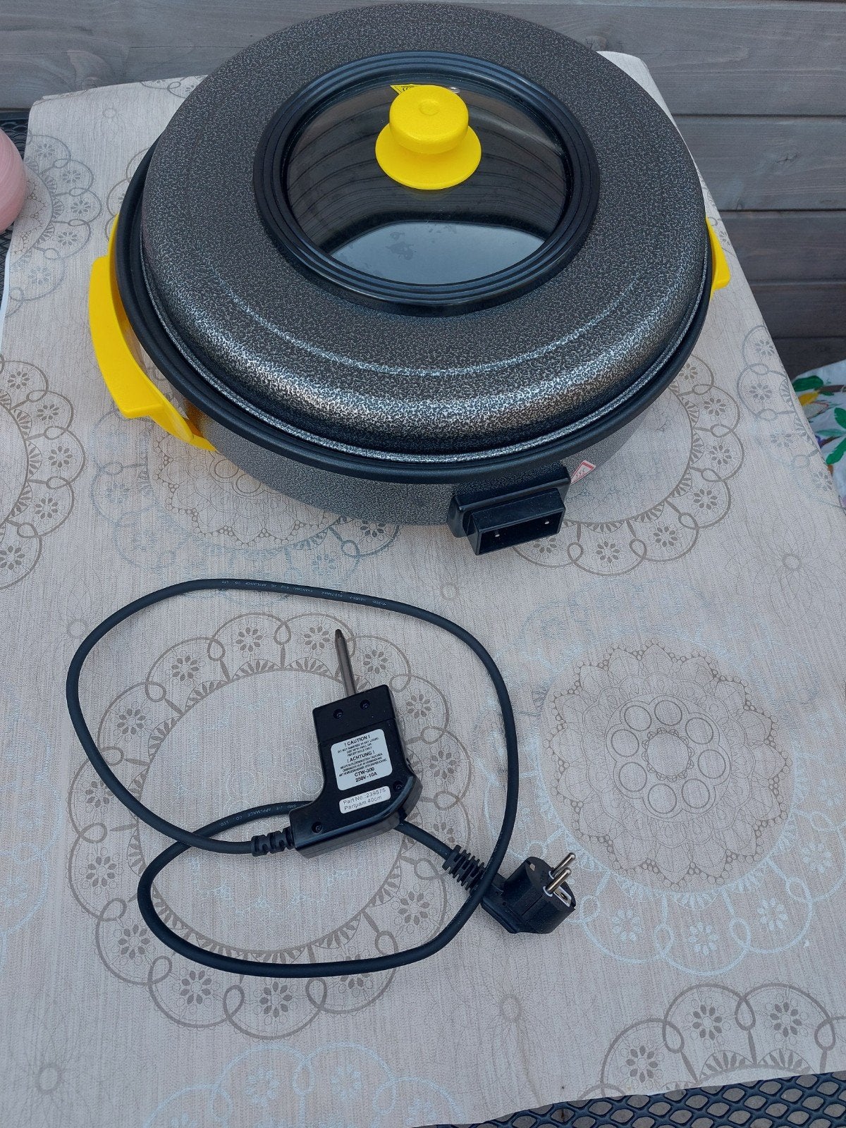 Kippie-pan Elektrische pan, Ophalen, Gebruikt