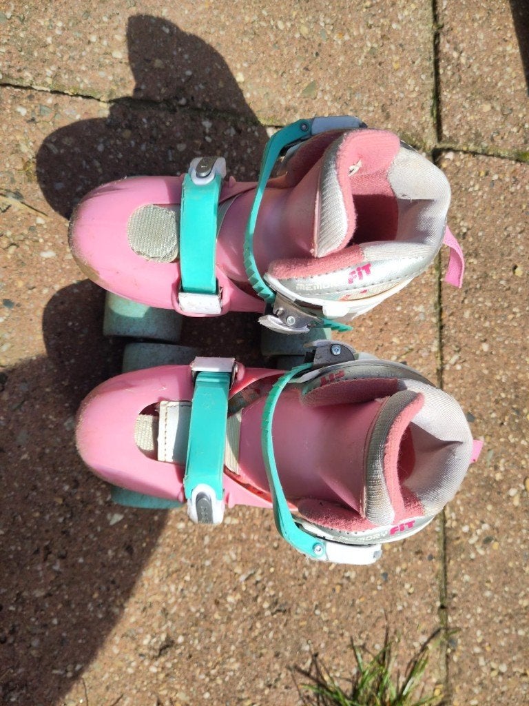 Kinderrolschaatsen van Nijdam Junior - Maat 27-30, Ophalen, Kinderen, Verstelbaar, Gebruikt
