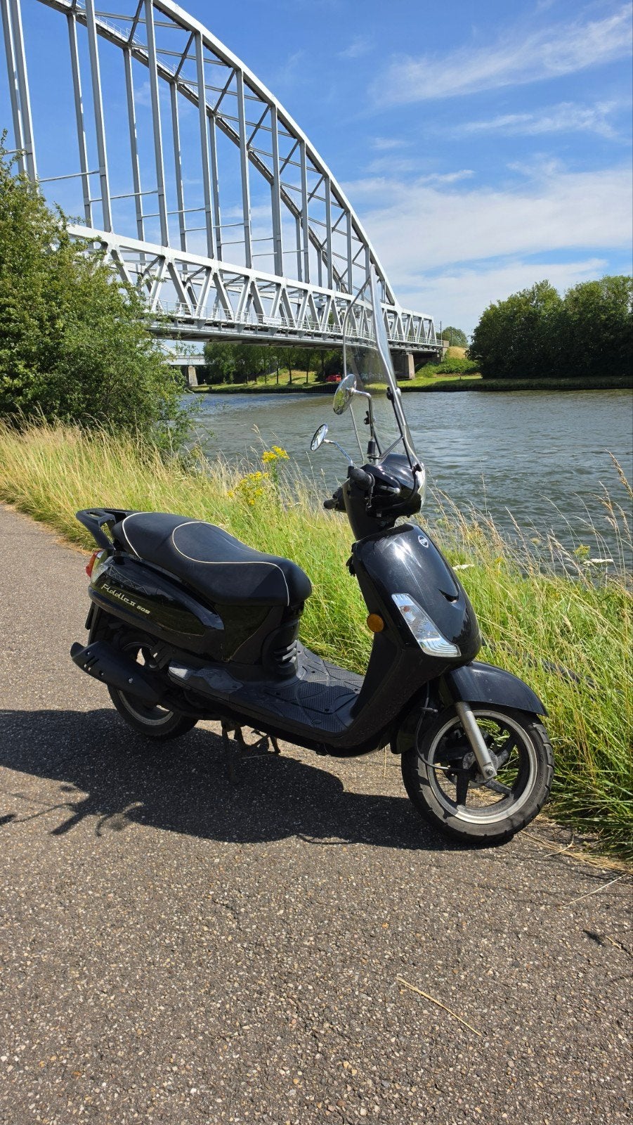 SYM Fiddle II 50cc 2017, nette en betrouwbare scooter, Fietsen en Brommers, Scooters | SYM, Ophalen, Maximaal 45 km/u, Zo goed als nieuw