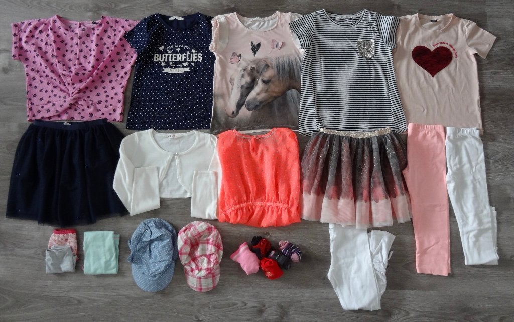 Pakket meisjes kleding maat 134 140, Kinderen en Baby's, Kinderkleding | Maat 134, Ophalen of Verzenden, Zo goed als nieuw, Meisje