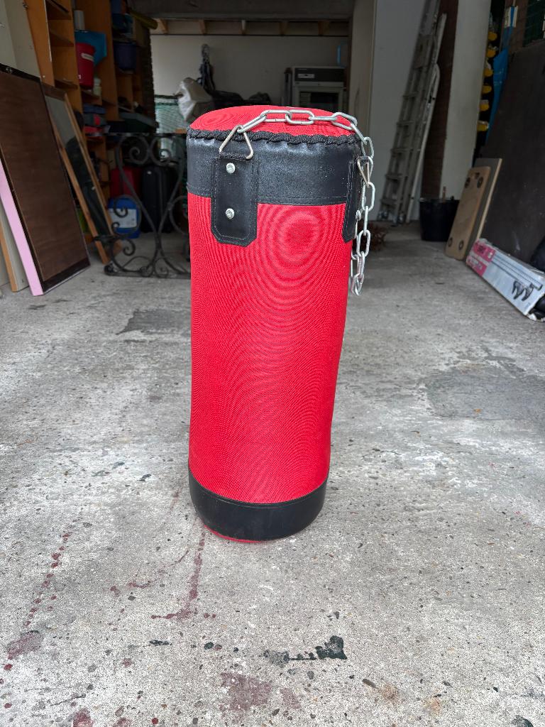 Boxzaak van stof - ca 15 kg, Ophalen, Zo goed als nieuw, Bokszak