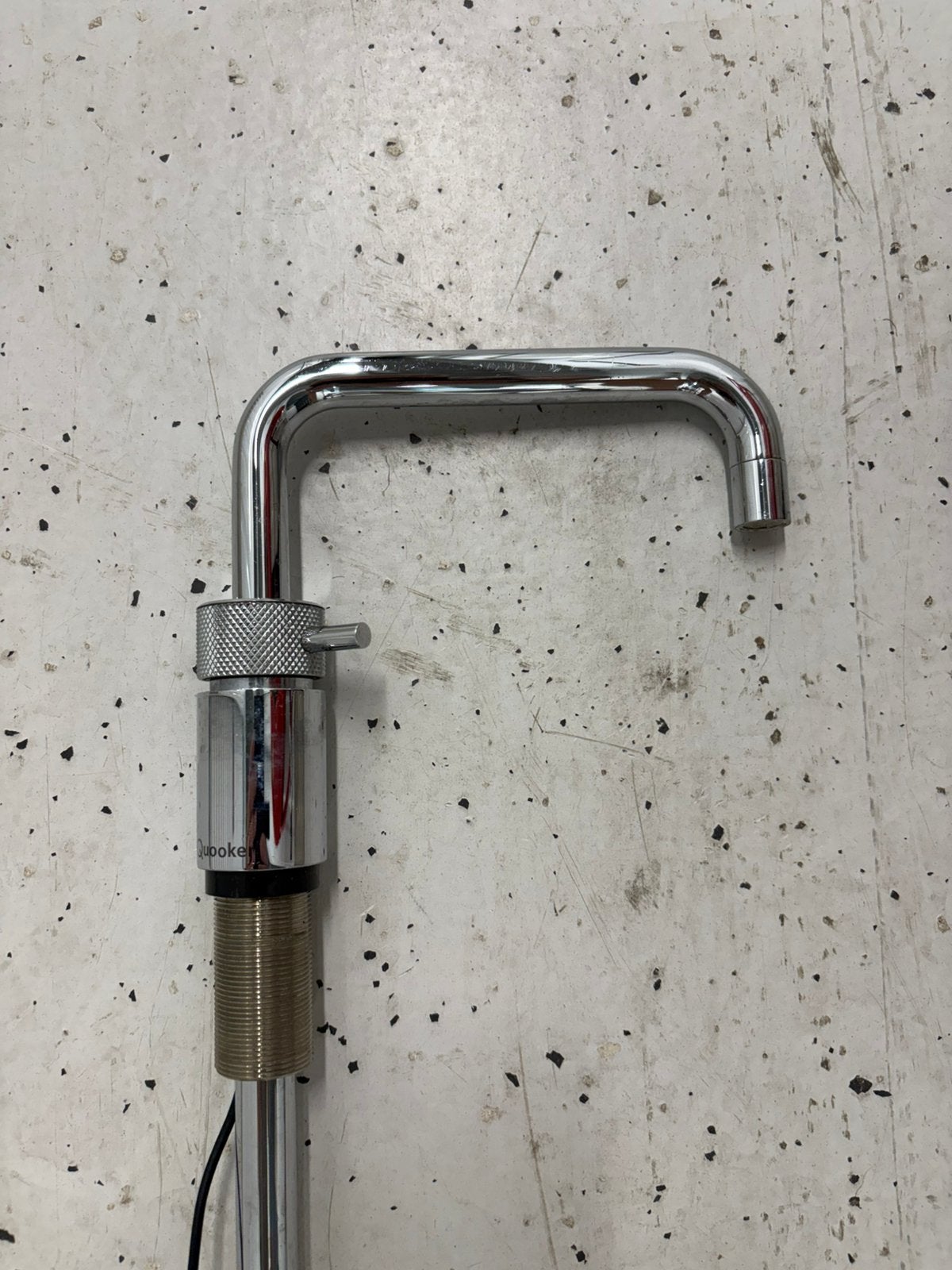 Quooker twin tap square chroom, Ophalen of Verzenden, Zo goed als nieuw, Chroom, Kraan