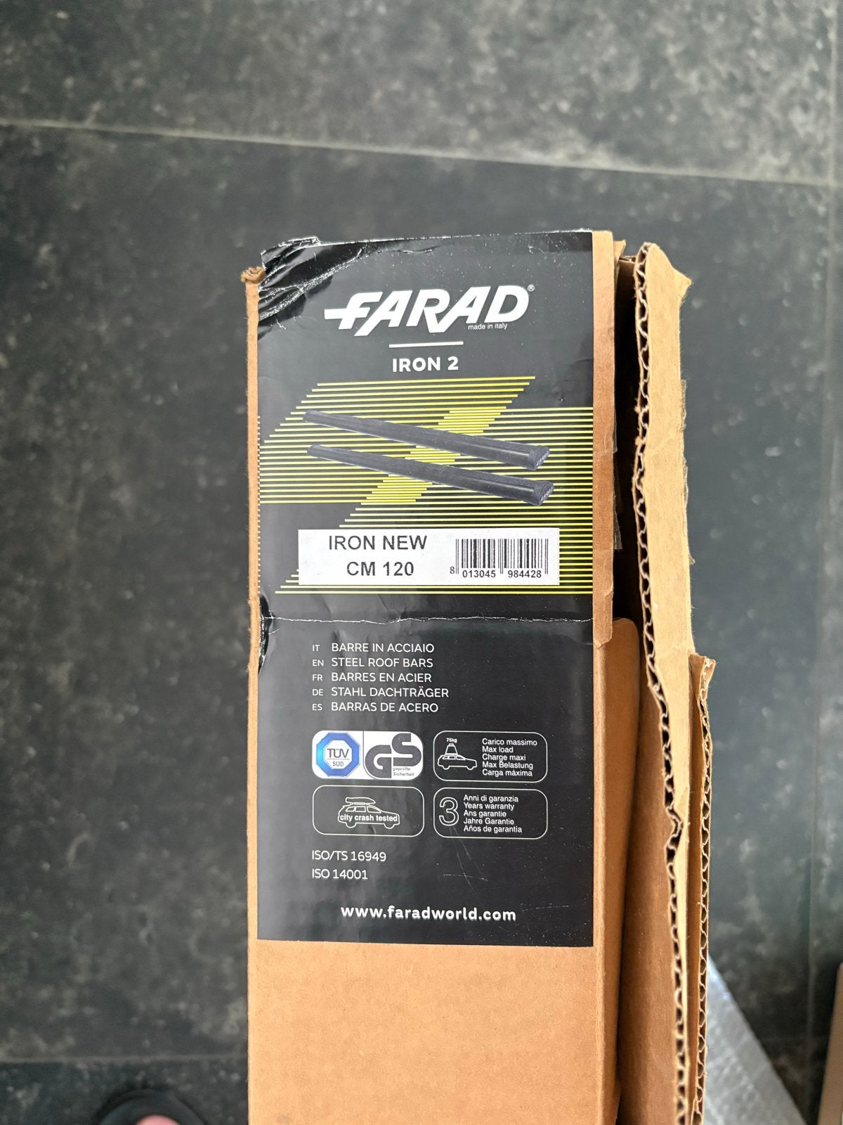 Farad Iron 2 Dakdragers CM 120 - Nieuw in doos, Ophalen of Verzenden, Gebruikt