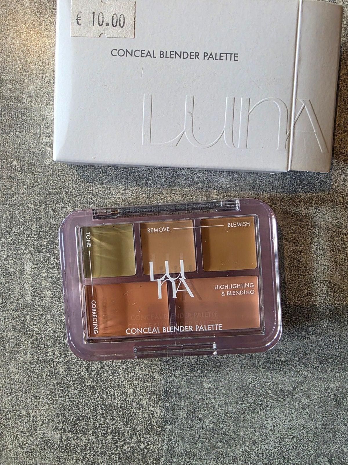 korean k-beauty Luna Conceal Blender Palette - Nieuw in doos, Gehele gezicht, Nieuw, Ophalen of Verzenden, Onbekend