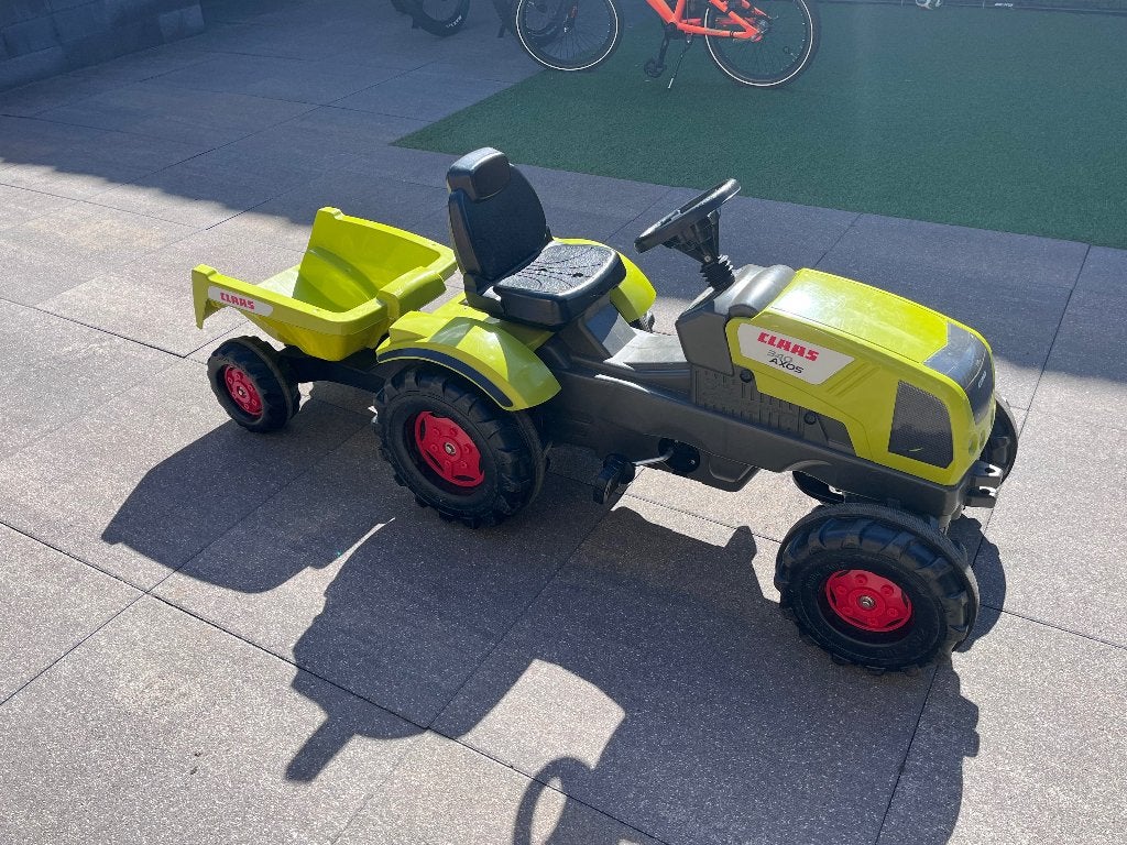 Rolly Toys Claas Axos 340 Trap tractor met kar, Ophalen, Zo goed als nieuw