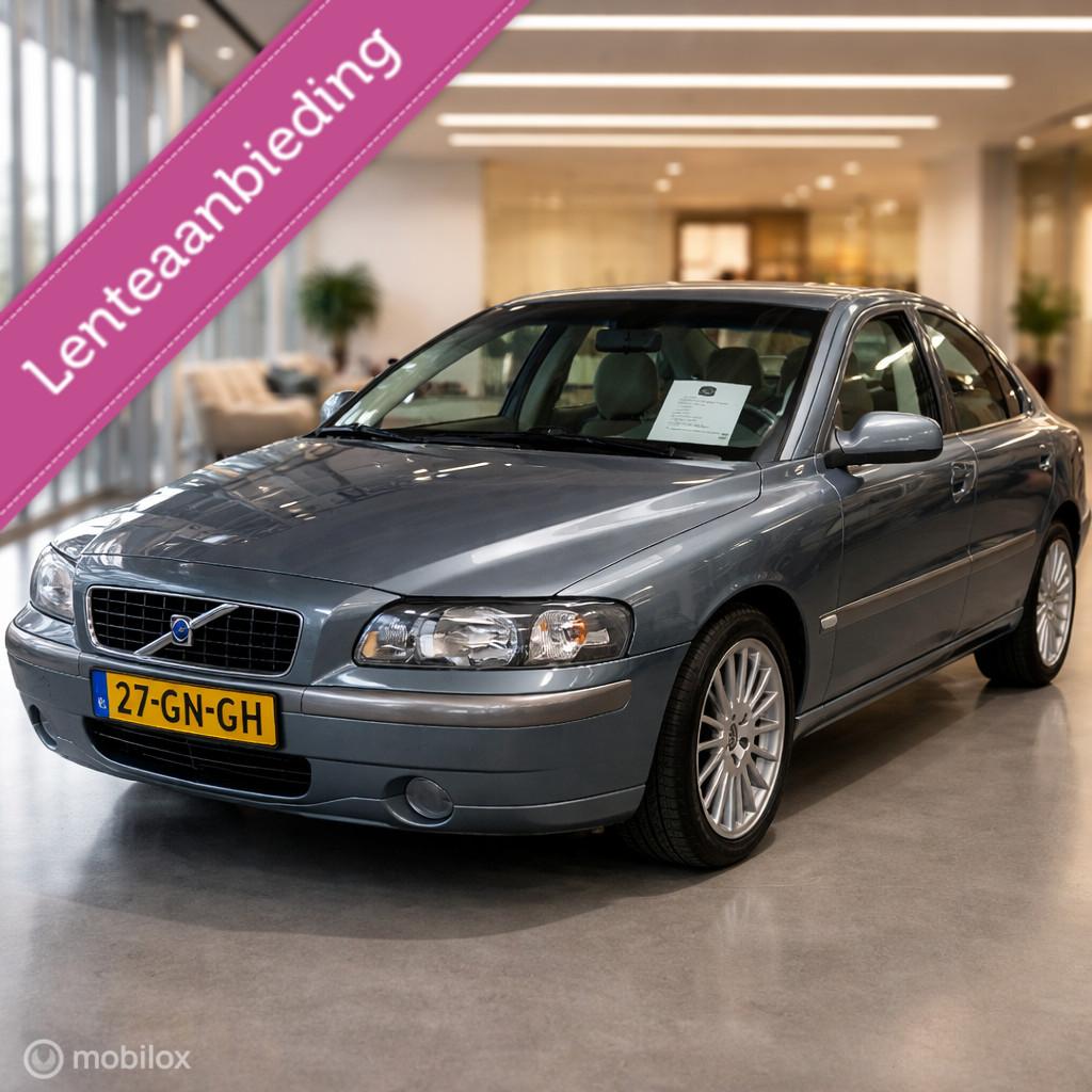 Volvo S60 2.4T 200pk Automaat | Cruise | Airco | Trekhaak |, Auto's, Gebruikt, S60, Bedrijf, 2435 cc
