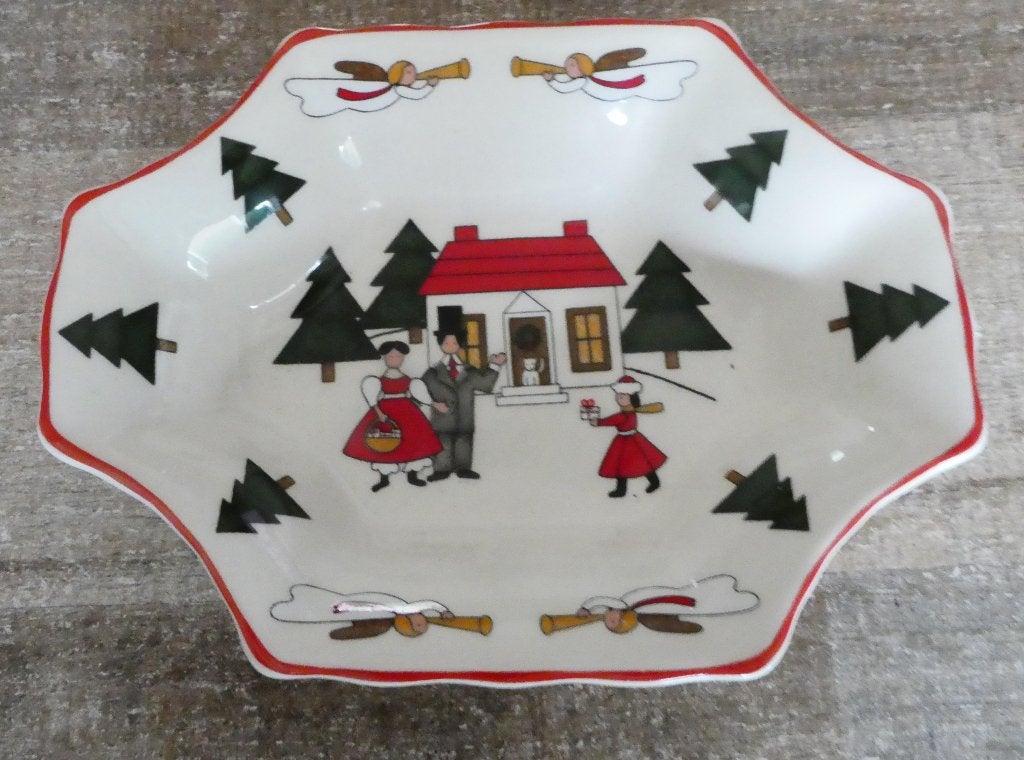 Mason’s Christmas Village serveerschaaltje klein 1983., Ophalen of Verzenden, Zo goed als nieuw