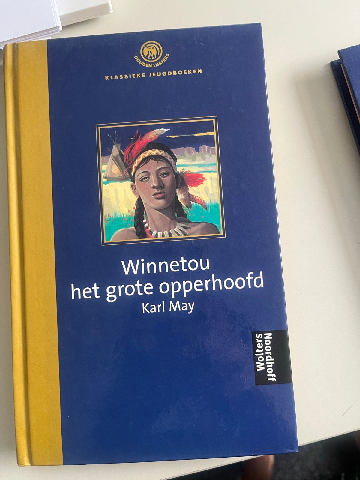 Winnetou het grote opperhoofd - Karl May (Klassieke Jeugdboe, Ophalen of Verzenden, Zo goed als nieuw, Fictie